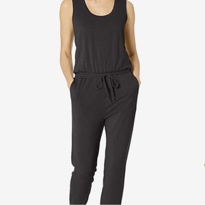 Black tank jumpsuit